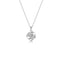 Fashion Sterling Silver Necklace And Pendants Jewelry Women Girl Fashion Flowers Neckalce - luckacco