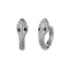 Punk Charm Small Hoop Earrings for Women Fashion Animal Gold Silver Color Round Snake Earrings Jewelry - luckacco