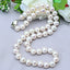 Natural Pearl Necklaces 9-10mm Freshwater Pearl Jewelry 925 Sterling Silver Necklace For Women Engagement Gift - luckacco