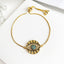 Gold Evil Eye Bracelet for Women 2019 CZ Rainbow Turkish Black Copper Inlay Zircon Blue crystal Bracelet Girls Evil Eye Jewelry - luckacco