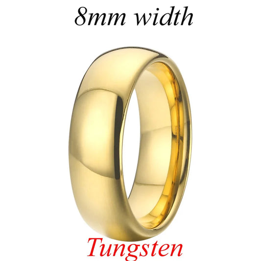 Luckacco Men's Damascus Ring Tungsten Fashion Jewelry Unique High Quality Handmade Wedding Bands Couples Rings For Men Male Boys