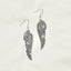 Vintage Gold Silver Color Angel Wings Earrings for Women Retro Feather Dangle Earrings Fashion Ear Jewelry Drop Shipping Brincos - luckacco