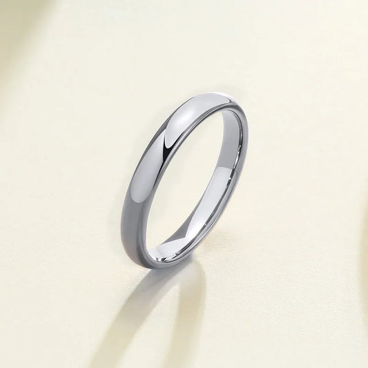 Luckacco Vnox Anti Scratch Tungsten Wedding Rings for Women Men Simple Classic Wedding Bands for Couples Basic Jewelry