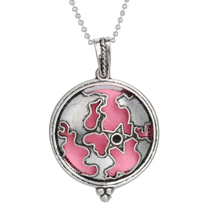 Luckacco Aromatherapy Necklace Tree of Life Diffuser Jewelry Vintage Open Locket Pendant Essential Oil Perfume Aroma Diffuser Necklace