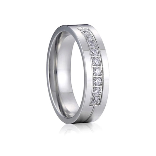 Luckacco USA size 5 to 15 western titanium fashion jewelry couple wedding rings for men and women Alliance LOVE marriage finger ring
