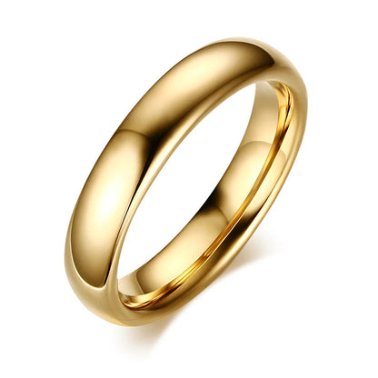 Luckacco Vnox Anti Scratch Tungsten Wedding Rings for Women Men Simple Classic Wedding Bands for Couples Basic Jewelry