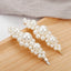 Match-Right Pearl Hair Clip Pins Styling Ornaments Crab Hairpin for Bride Wedding Hair Accessories Barrette Tiara YJZ8187 - luckacco