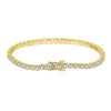 925 Sterling Silver Tennis Bracelet Single Row Cubic Zirconia CZ Stone bracelet Luxury Jewelry Gift for Women
