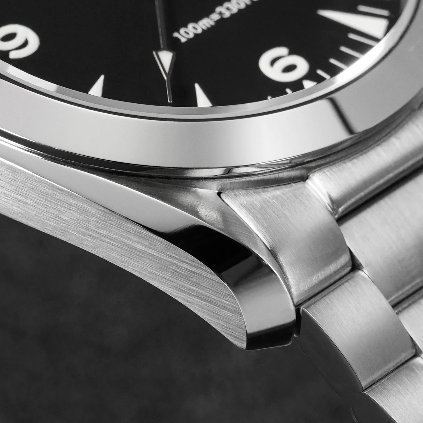 luckacco watchdives wd0006b watch vh31 sweep second movement domed sapphire crystal bgw9 luminous 10bar waterproof 38mm vintage watches