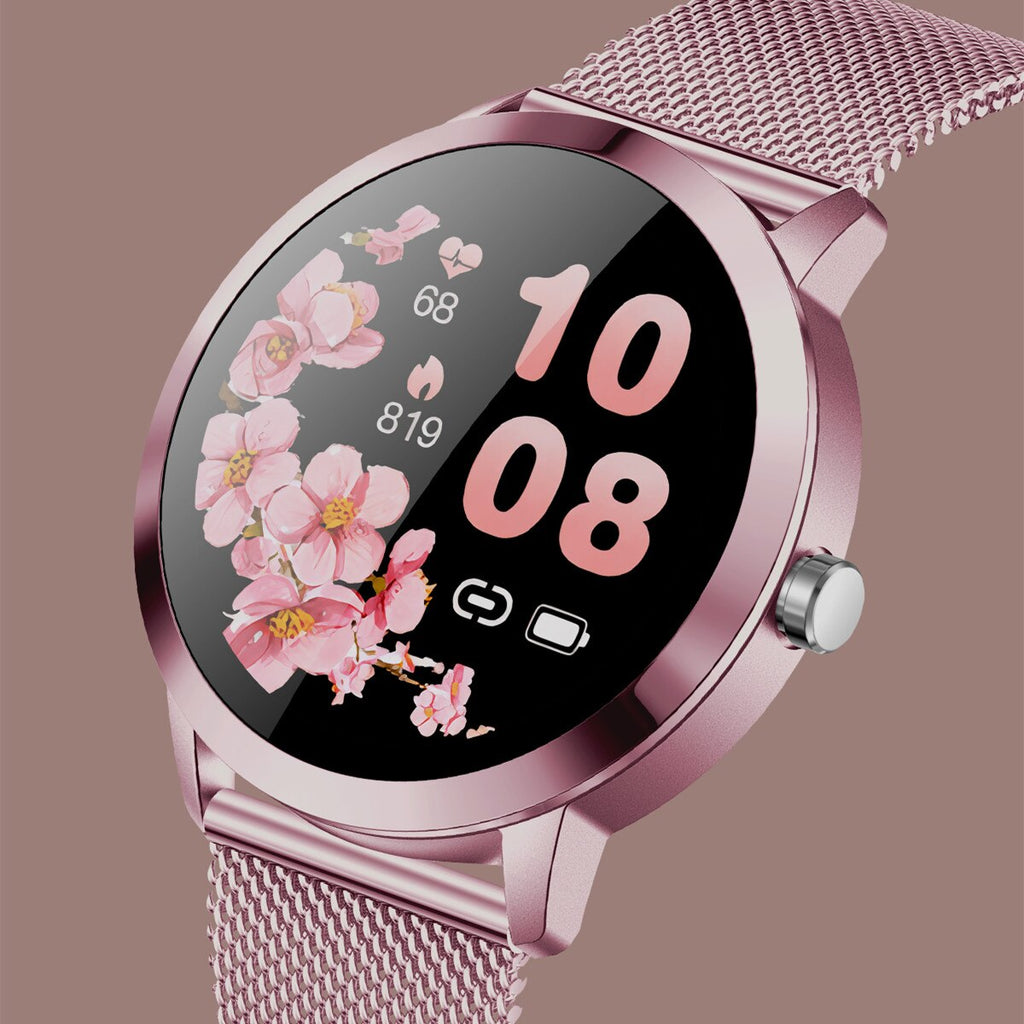 1.09 Inch Female Physiological Cycle Q8H Smartwatch Women Health Care Heart Rate Monitor Fitnedd Tracker Smart Watch - luckacco