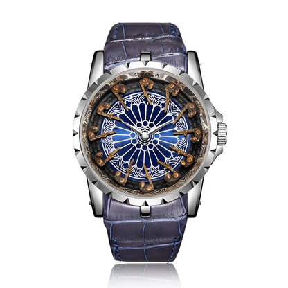 Luckacco UTHAI CQ312 Medieval style men's waterproof twelve knight quartz watch and the best choice for gift giving occasions