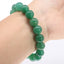 Natural Stone Green Aventurine Healing Crystal Quartz Handmade Bracelet Elastic Rope Jewelry Polished Round Gems Beads Love Gift - luckacco