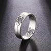 Luckacco Skyrim Stainless Steel Spider Ring for Men Women 6MM Wide Finger Rings 2025 Hip Hop Punk Jewelry Birthday Gift for Lover Friend