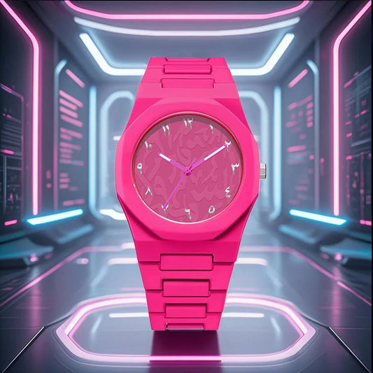 Luckacco Classic Men Women Watch Simple Plastic Strap Color Quartz Watches Exquisite Business Round Dial Wristwatch Men Clock Gifts