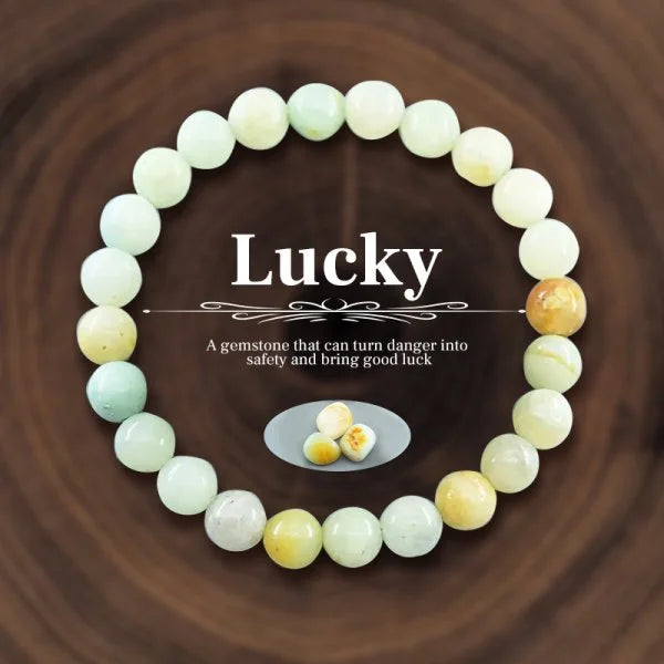 luckacco attract money wealth health pulse hematite natural stone beads bracelet for women men party jewelry accessories gifts