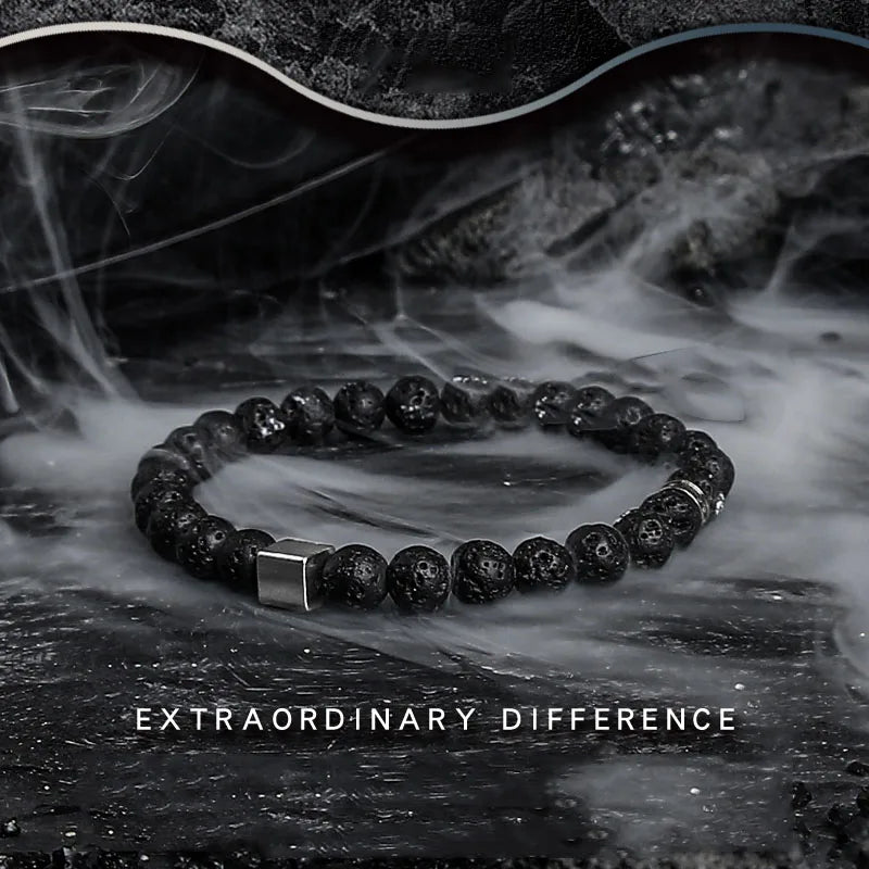 luckacco 5a real natural red tiger eye beads stone bracelet men women zircon accessories handmade jewelry gift for girlfriend