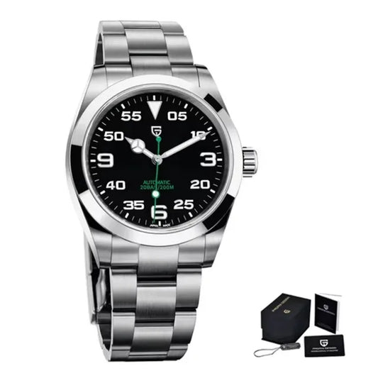 Luckacco New PAGANI DESIGN Watch for Men Automatic Diver Men Watches Sapphire Glass Stainless Steel Waterproof Mechanical Wristwatch 2025