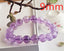 Natural Lavender Amethyst Quartz Crystal Bracelet Round Beads Woman Men Crystal Lavender Amethyst 8mm 10mm 12mm AAAAAA - luckacco