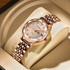 Luckacco POEDAGAR Elegant Luxury Women Watch Waterproof Luminous Date Week Ladies Watches Fashion Stainless Steel Quartz Woman Wristwatch