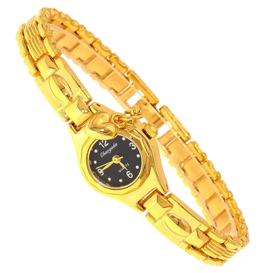 Luckacco Simple Elegant Small Women's Watches Luxury Gold Wrist Watches for Women Ladies Quartz Watches Girls montre femme
