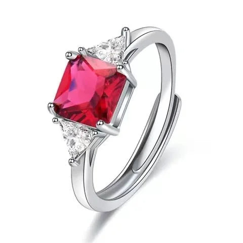 Luckacco European and American Fashionable Stainless Steel Women's Rings Party Repurchase Gifts