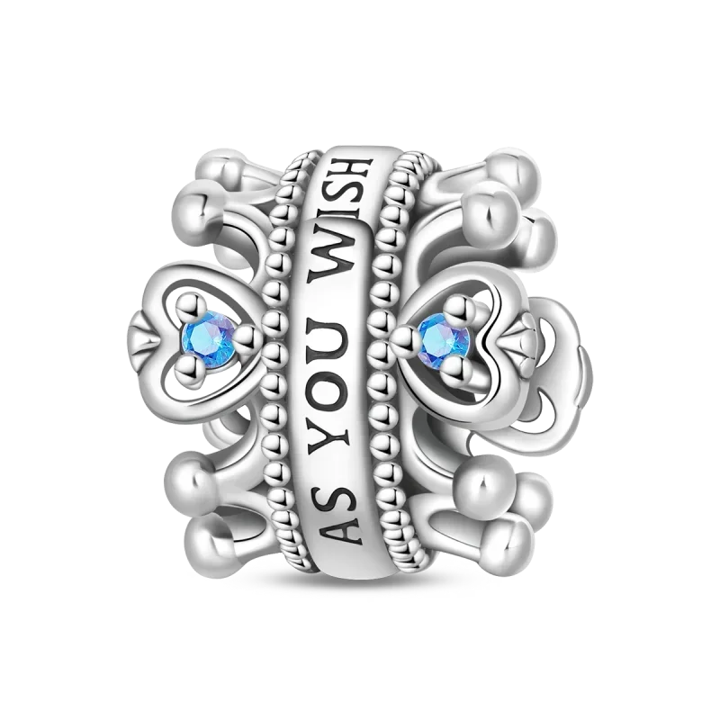 luckacco crown charms skull bead original 925 sterling silver inlaid zirconium pendants fit bracelet necklace jewelry lover gift
