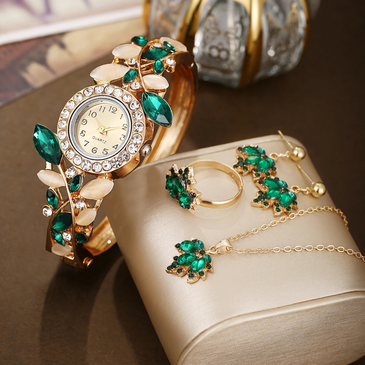 luckacco fashion design women's commuting quartz watch niche bracelet watch
