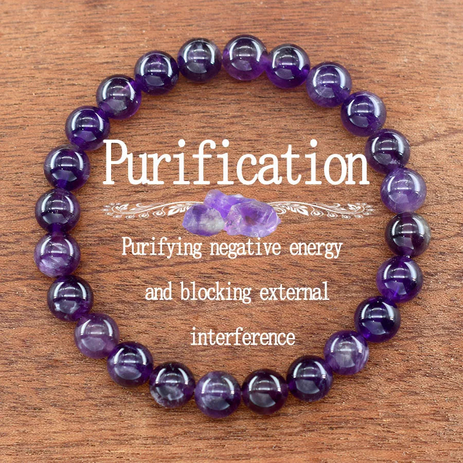 luckacco genuine natural white jade bead bracelet women men round jades purify the soul stone elastic bangle yoga meditation jewelry gift