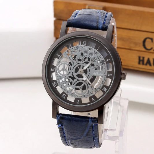 Luckacco Fashionable casual men's watch hollow out strap watch not mechanical expression couple table model undertakes to men and women