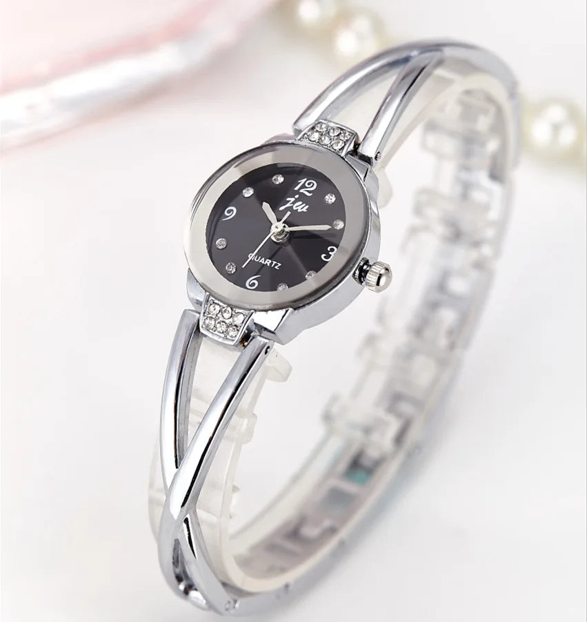 luckacco new trendy women bracelet watch mujer relojes small dial quartz leisure popular wristwatch hour female elegant watches