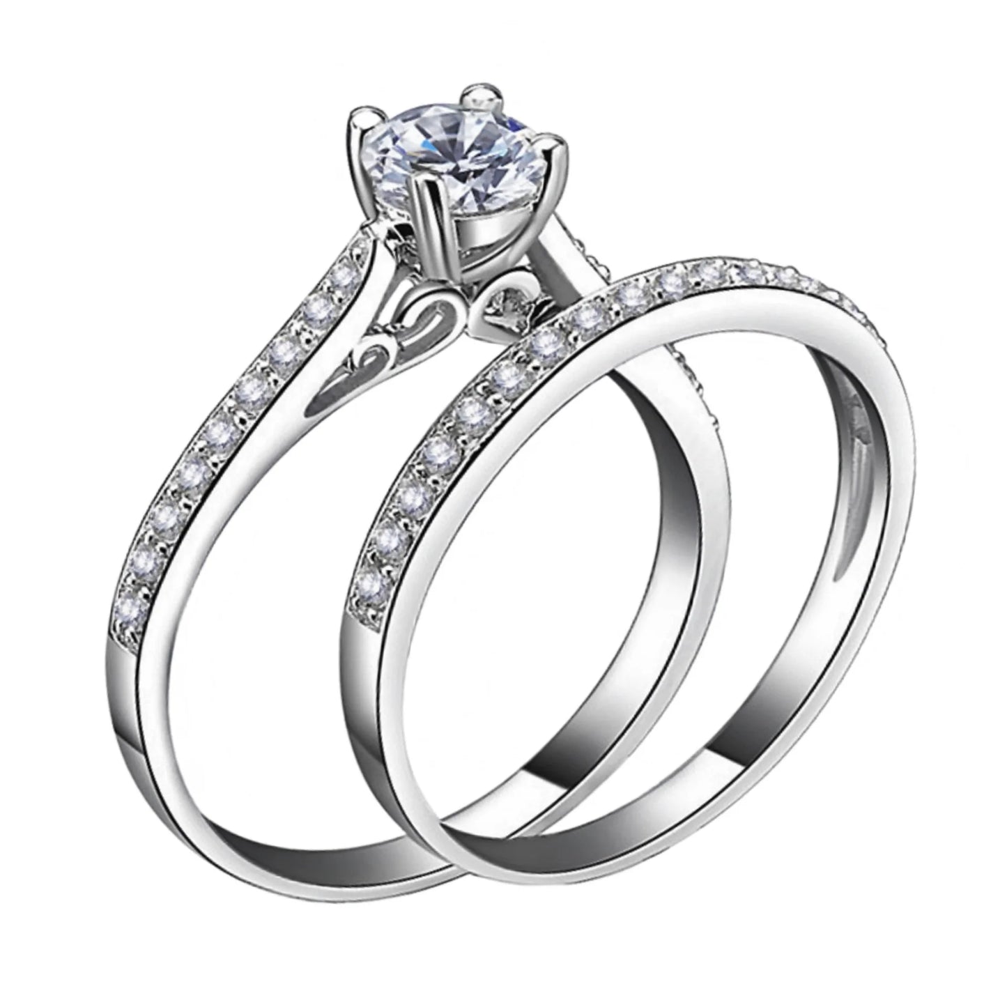 luckacco lihong 925 sterling silver ring inlaid with zircon women couple jewelry fashion accessories for wedding or anniversary