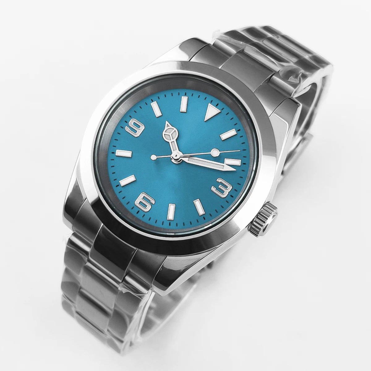 luckacco 36mm/39mm nh35 movement mechanical wristwatches stainless steel men watch sapphire glass 10bars for men women watches reloj