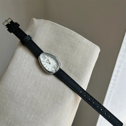 Luckacco Luxury Brand Women Snake Dial Watch Ladies Fashion Red Leather Strap Quartz Wristwatch Female Gift  Clock Relogio
