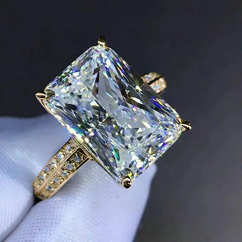 luckacco exquisite gold color inlaid with white stone round fashion rings fashion party engagement wedding rings for women jewelry