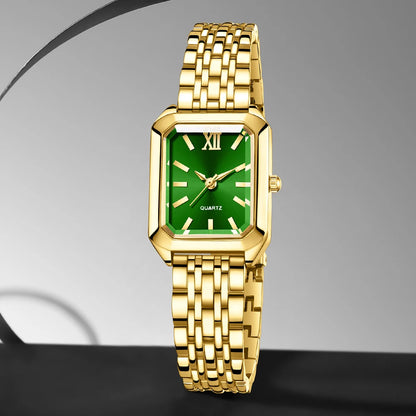 Luckacco 1PCS Fashion Women's Watch Luxury Trendy Versatile Quartz Watch Suitable for Daily Clothing Matching or As a Gift