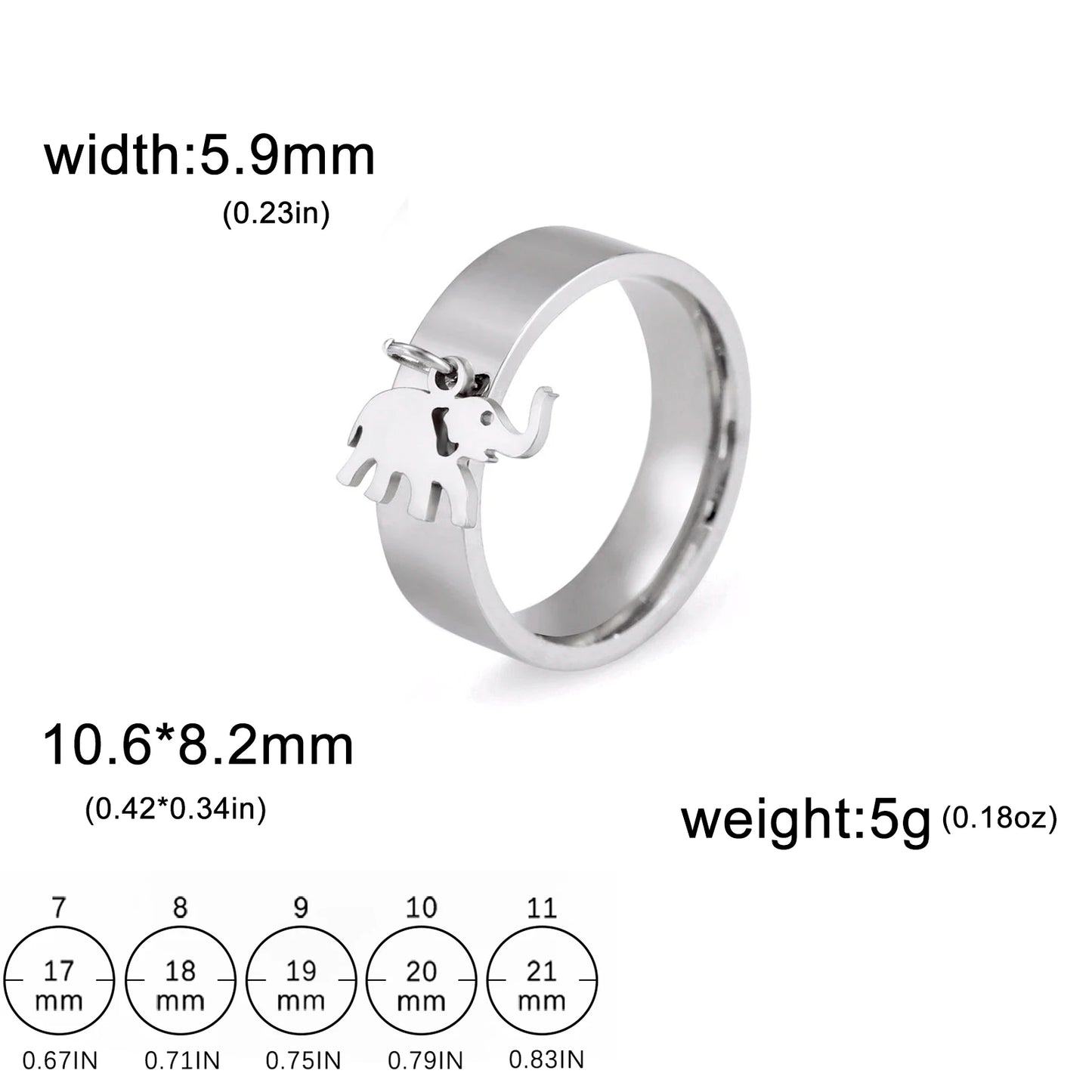 luckacco unift women stainless steel charms rings flower leaf spider paw pendant finger ring fashion minimalist couple jewelry