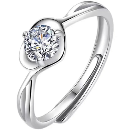 Luckacco European and American Fashionable Stainless Steel Women's Rings Party Repurchase Gifts