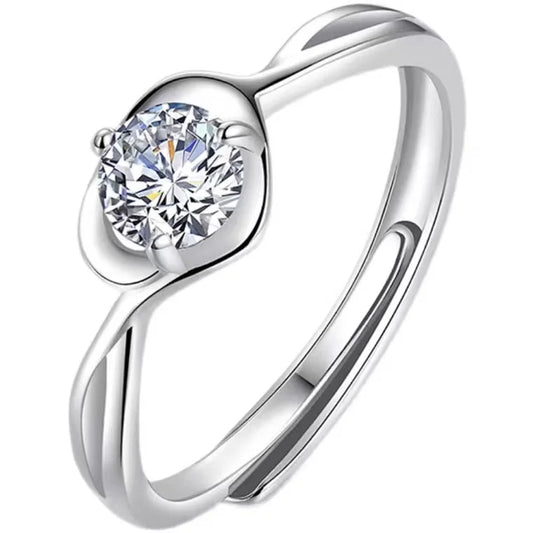 Luckacco European and American Fashionable Stainless Steel Women's Rings Party Repurchase Gifts