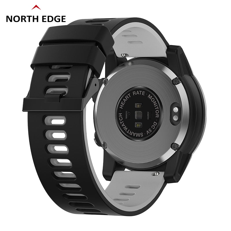 NORTH EDGE 2023 New GPS  Watches Men Sport Smart Watch HD AMOLED Display 50M ATM Altimeter Barometer Compass Smartwatch for Men - luckacco