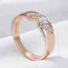 Luckacco Wbmqda Luxury Wedding Rings For Women 585 Rose Gold Silver Color Mix   Fashion Creative Zircon Jewelry Accessories