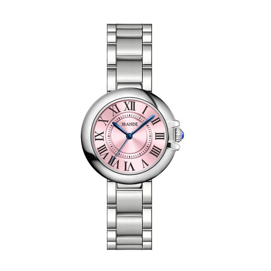 Luckacco Vintage Classic Blue Balloon Ladies Watch Roman Scale Dial Automatic Waterproof Luxury Student Quartz Watch Fashion Trend