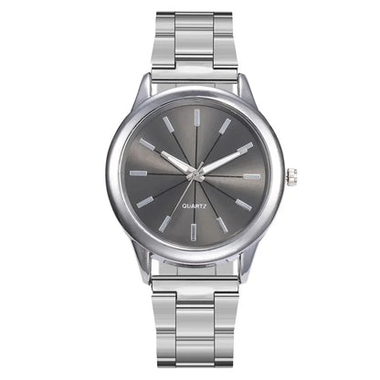 Luckacco Steel Belt Women's Watch Fashion Business Trend Ladies High-end Quartz Watch Light Luxury Fashion Ladies Quartz Wristwatches