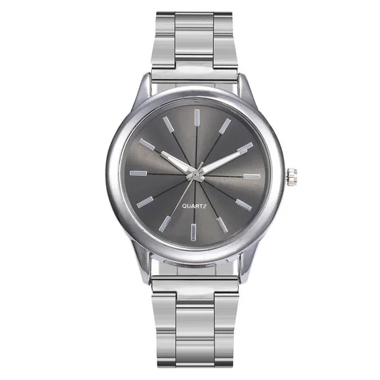 Luckacco Steel Belt Women's Watch Fashion Business Trend Ladies High-end Quartz Watch Light Luxury Fashion Ladies Quartz Wristwatches