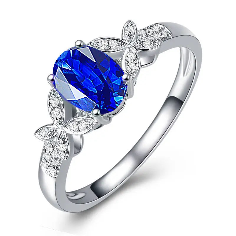 luckacco european and american fashionable stainless steel women's rings party repurchase gifts
