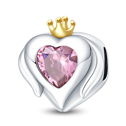 Luckacco Crown Charms Skull Bead Original 925 Sterling Silver Inlaid Zirconium Pendants Fit Bracelet Necklace Jewelry Lover Gift