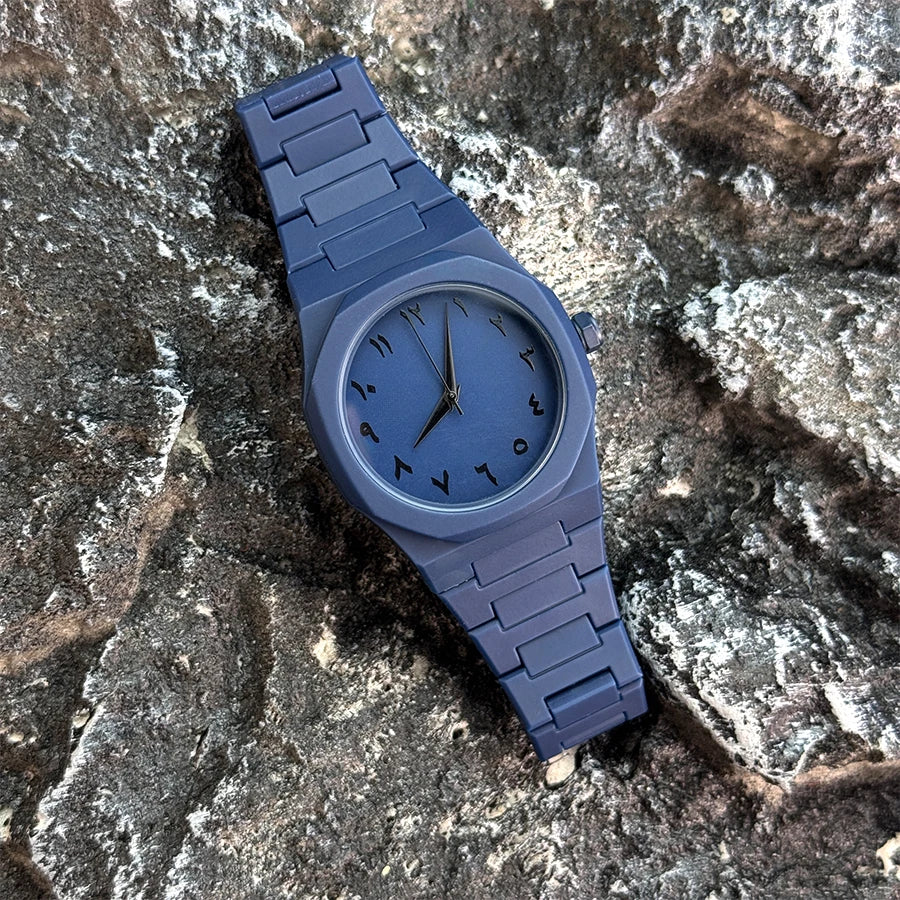 luckacco hot sales in the middle east high-end plastic men's watch with arabic numerals neutral casual simple quartz watch