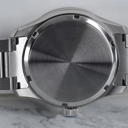 Luckacco WM Watch Automatic Mechanical Men Watches NH35 Sapphire Glacier Collection 100M Water Resistant Man Welly Merck Watch WM226