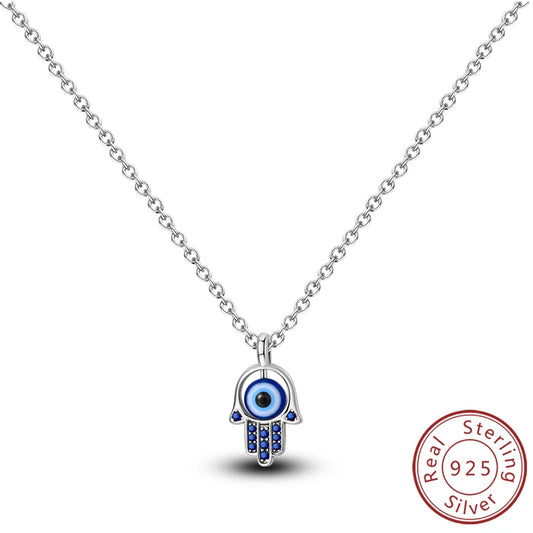Luckacco Necklace 925 Sterling Silver Butterfly Love Heart Bear Classic Simple Adjustable Necklace For Women Girl Fashion Jewelry Gifts