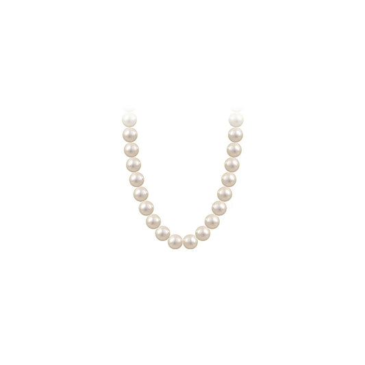 Luckacco French Elegant Micro Set Zircon Round Buckle Imitation Pearl Beaded Necklace For Women's Temperament Jewelry Sweet Accessories