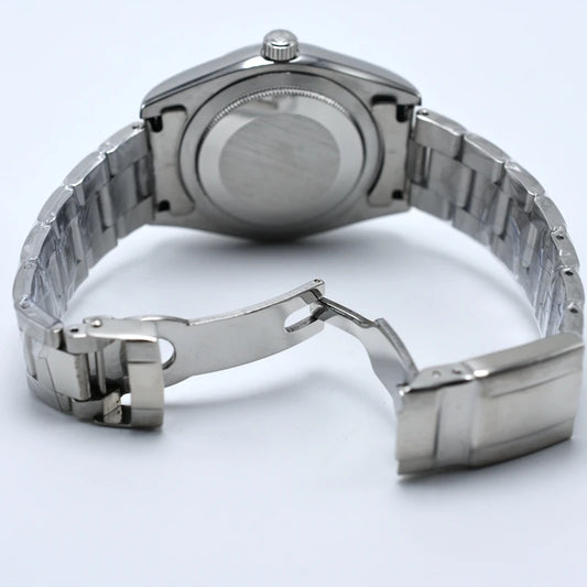 Luckacco Automatic Movement Vintage MILGAUSS Watches For Man Green Sapphire Glass Mechanical Wristwatches Luminous 40MM Watch Relojes